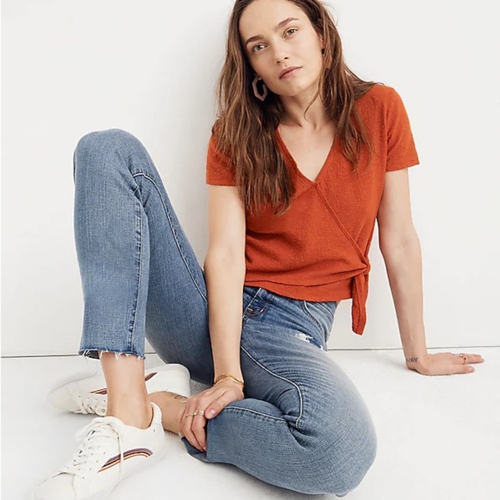 Madewell M Wrap-Tie Top